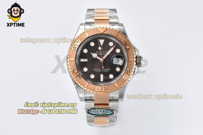 Yacht-Master 126621 40mm Clean Brown/Dot on RG/SS Bracelet SH3235 Super Clone Yacht-Master 126621 40mm Clean Brown/Dot on RG/SS Bracelet SH3235 Super Clone