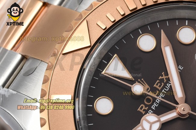 Yacht-Master 126621 40mm Clean Brown/Dot on RG/SS Bracelet SH3235 Super Clone Yacht-Master 126621 40mm Clean Brown/Dot on RG/SS Bracelet SH3235 Super Clone