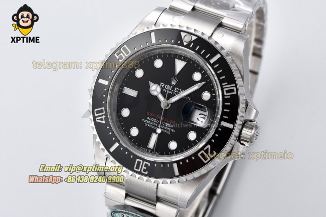 Sea Dweller 126600 43mm Clean Black/Dot on SS/SS Bracelet HS3235 Super Clone Sea Dweller 126600 43mm Clean Black/Dot on SS/SS Bracelet HS3235 Super Clone