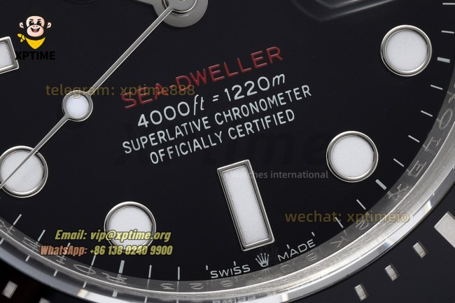 Sea Dweller 126600 43mm Clean Black/Dot on SS/SS Bracelet HS3235 Super Clone Sea Dweller 126600 43mm Clean Black/Dot on SS/SS Bracelet HS3235 Super Clone