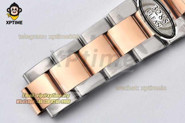 GMT Master II 126715 Rootbeer 40mm Clean Black/Dot on Oys RG/SS Bracelet DD3285 GMT Master II 126715 Rootbeer 40mm Clean Black/Dot on Oys RG/SS Bracelet DD3285