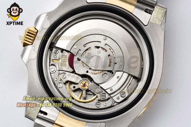 GMT Master II 116713 GRNR 40mm Clean Black/Dot on Oys YG/SS Bracelet VR3186 GMT Master II 116713 GRNR 40mm Clean Black/Dot on Oys YG/SS Bracelet VR3186