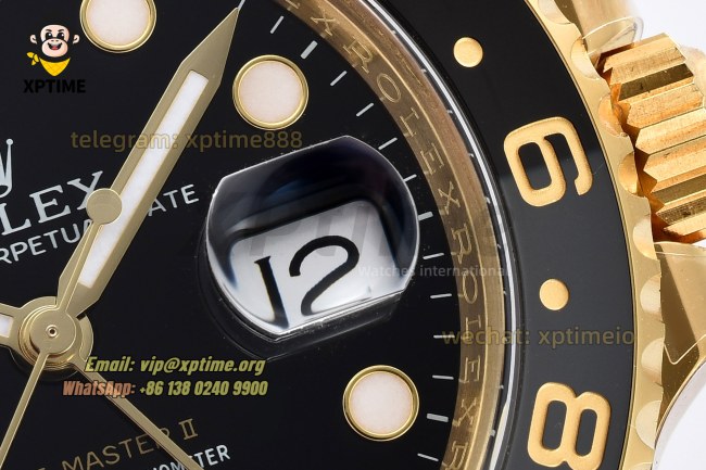 GMT Master II 126718 GRNR 40mm Clean Black/Dot on Jub YG/YG Bracelet DD3285 GMT Master II 126718 GRNR 40mm Clean Black/Dot on Jub YG/YG Bracelet DD3285