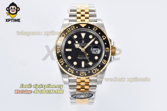 GMT Master II 116713 GRNR 40mm Clean Black/Dot on Jub YG/SS Bracelet DD3285 GMT Master II 116713 GRNR 40mm Clean Black/Dot on Jub YG/SS Bracelet DD3285
