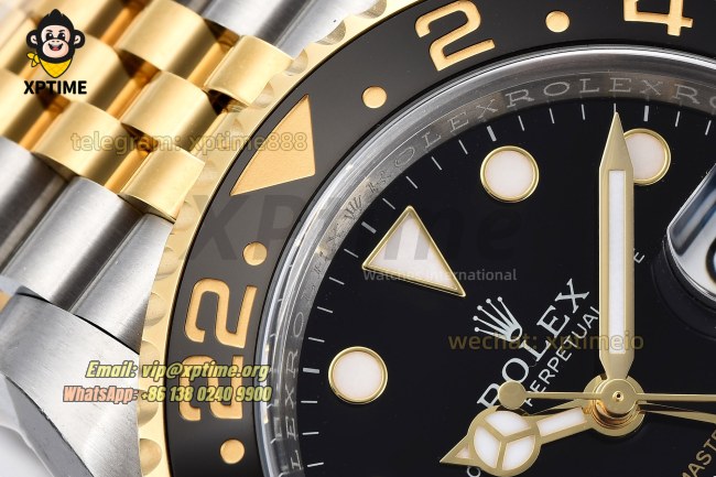 GMT Master II 116713 GRNR 40mm Clean Black/Dot on Jub YG/SS Bracelet DD3285 GMT Master II 116713 GRNR 40mm Clean Black/Dot on Jub YG/SS Bracelet DD3285