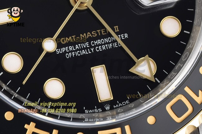 GMT Master II 116713 GRNR 40mm Clean Black/Dot on Jub YG/SS Bracelet DD3285 GMT Master II 116713 GRNR 40mm Clean Black/Dot on Jub YG/SS Bracelet DD3285