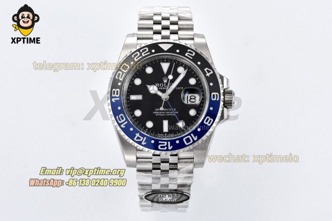 GMT Master II 126710 Batgirl 40mm Clean Black/Dot on Jub SS/SS Bracelet DD3285 GMT Master II 126710 Batgirl 40mm Clean Black/Dot on Jub SS/SS Bracelet DD3285
