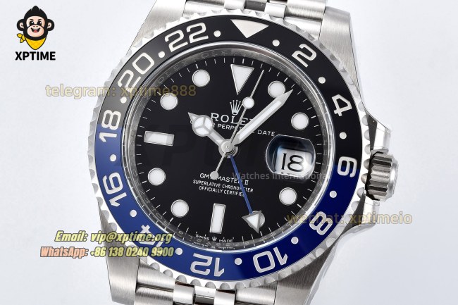 GMT Master II 126710 Batgirl 40mm Clean Black/Dot on Jub SS/SS Bracelet DD3285 GMT Master II 126710 Batgirl 40mm Clean Black/Dot on Jub SS/SS Bracelet DD3285