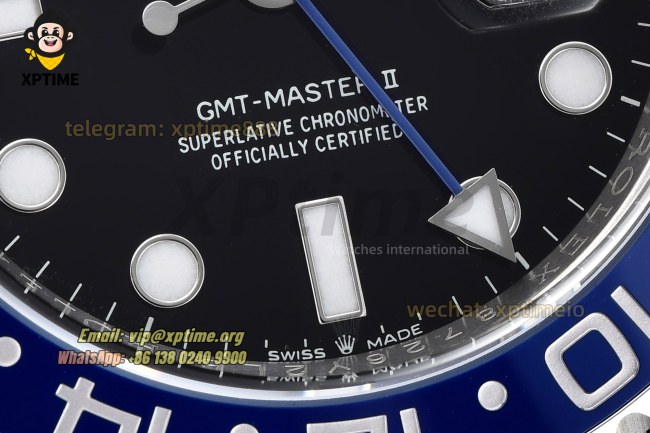 GMT Master II 126710 Batgirl 40mm Clean Black/Dot on Jub SS/SS Bracelet DD3285 GMT Master II 126710 Batgirl 40mm Clean Black/Dot on Jub SS/SS Bracelet DD3285