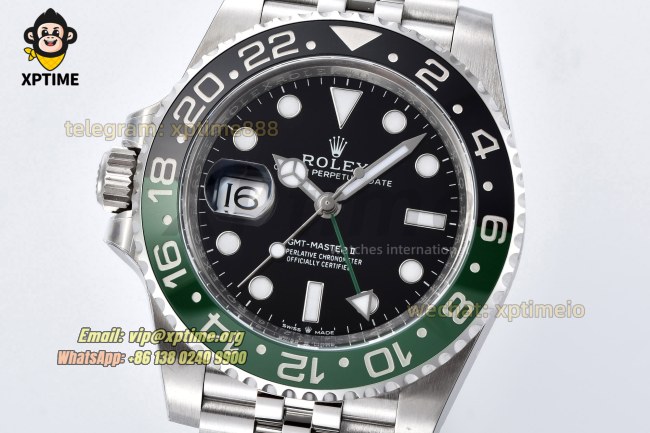 GMT Master II 126720 Sprite 40mm Clean Black/Dot on Jub SS/SS Bracelet DD3285 GMT Master II 126720 Sprite 40mm Clean Black/Dot on Jub SS/SS Bracelet DD3285