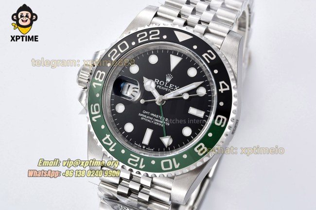 GMT Master II 126720 Sprite 40mm Clean Black/Dot on Jub SS/SS Bracelet DD3285 GMT Master II 126720 Sprite 40mm Clean Black/Dot on Jub SS/SS Bracelet DD3285