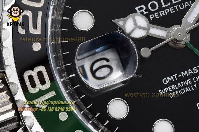 GMT Master II 126720 Sprite 40mm Clean Black/Dot on Jub SS/SS Bracelet DD3285 GMT Master II 126720 Sprite 40mm Clean Black/Dot on Jub SS/SS Bracelet DD3285