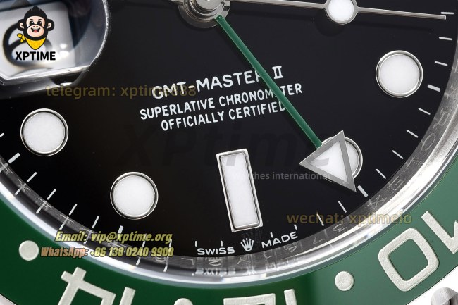 GMT Master II 126720 Sprite 40mm Clean Black/Dot on Jub SS/SS Bracelet DD3285 GMT Master II 126720 Sprite 40mm Clean Black/Dot on Jub SS/SS Bracelet DD3285