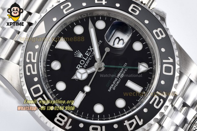 GMT Master II 126710 Bruce Wayne 40mm Clean Black/Dot on Jub SS/SS Bracelet DD3285 GMT Master II 126710 Bruce Wayne 40mm Clean Black/Dot on Jub SS/SS Bracelet DD3285