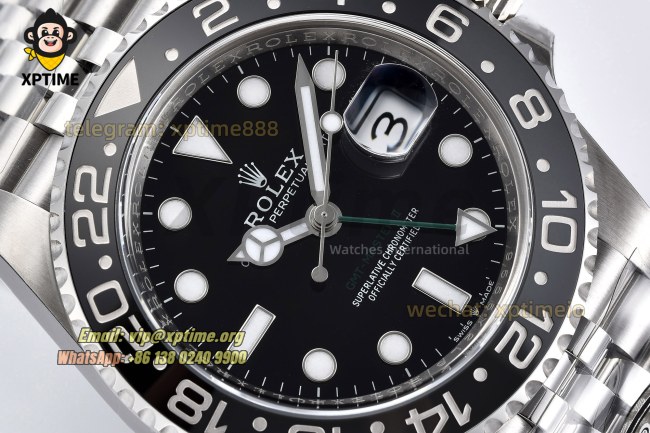 GMT Master II 126710 Bruce Wayne 40mm Clean Black/Dot on Jub SS/SS Bracelet DD3285 GMT Master II 126710 Bruce Wayne 40mm Clean Black/Dot on Jub SS/SS Bracelet DD3285