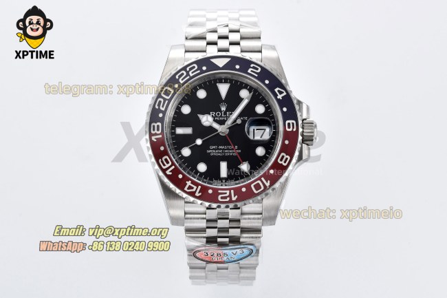 GMT Master II 126710 Pepsi 40mm Clean Black/Dot on Jub SS/SS Bracelet V3 DD3285 GMT Master II 126710 Pepsi 40mm Clean Black/Dot on Jub SS/SS Bracelet V3 DD3285