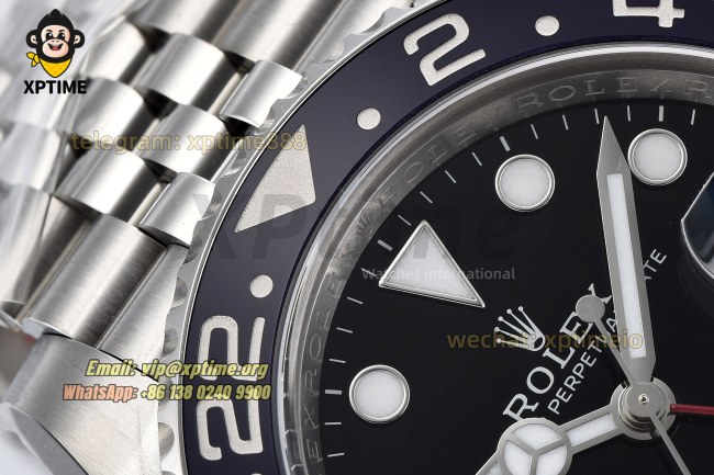 GMT Master II 126710 Pepsi 40mm Clean Black/Dot on Jub SS/SS Bracelet V3 DD3285 GMT Master II 126710 Pepsi 40mm Clean Black/Dot on Jub SS/SS Bracelet V3 DD3285