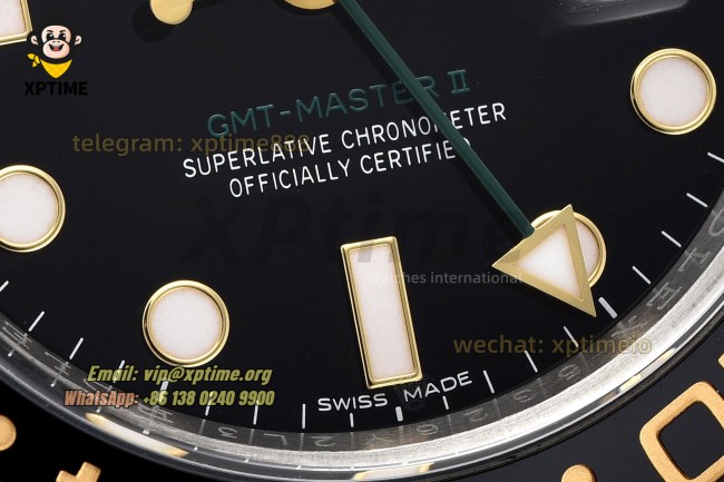 GMT Master II 116713 GRNR 40mm Clean Black/Dot on Oys YG/SS Bracelet VR3186 GMT Master II 116713 GRNR 40mm Clean Black/Dot on Oys YG/SS Bracelet VR3186