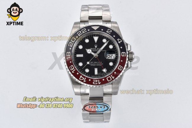 GMT Master II 126710 Pepsi 40mm Clean Black/Dot on Oys SS/SS Bracelet V3 DD3285 GMT Master II 126710 Pepsi 40mm Clean Black/Dot on Oys SS/SS Bracelet V3 DD3285