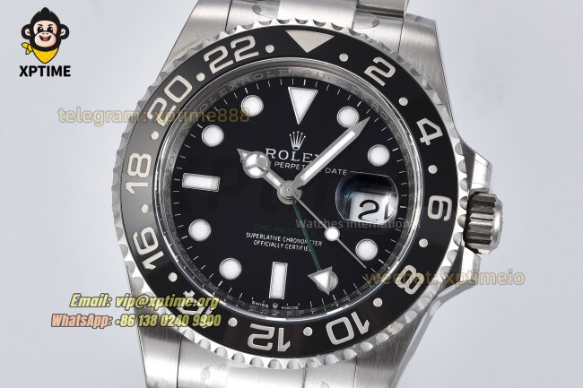 GMT Master II 126710 Bruce Wayne 40mm Clean Black/Dot on Oys SS/SS Bracelet DD3285 GMT Master II 126710 Bruce Wayne 40mm Clean Black/Dot on Oys SS/SS Bracelet DD3285