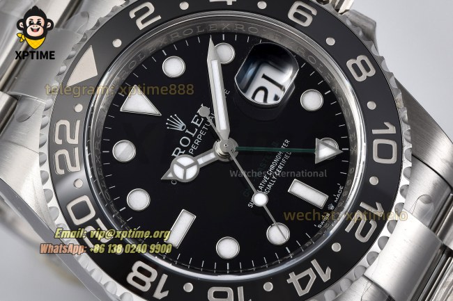 GMT Master II 126710 Bruce Wayne 40mm Clean Black/Dot on Oys SS/SS Bracelet DD3285 GMT Master II 126710 Bruce Wayne 40mm Clean Black/Dot on Oys SS/SS Bracelet DD3285