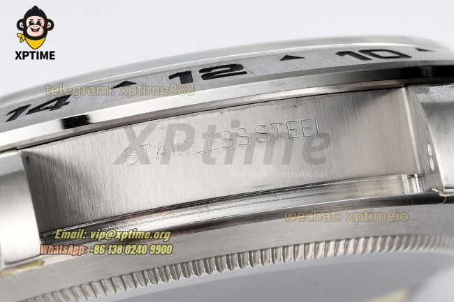 Explorer II 42mm CLEAN White/Dot on SS/RU Strap VS3285 Super Clone Explorer II 42mm CLEAN White/Dot on SS/RU Strap VS3285 Super Clone