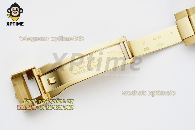 Daytona 126518 40mm Clean YG Black/Stick on YG/RU Strap SH4131 Super Clone Daytona 126518 40mm Clean YG Black/Stick on YG/RU Strap SH4131 Super Clone