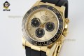 Daytona 126518 40mm Clean YG Black/Stick on YG/RU Strap SH4131 Super Clone Daytona 126518 40mm Clean YG Black/Stick on YG/RU Strap SH4131 Super Clone