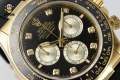 Daytona 126518 40mm Clean Black YG/Diamond on YG/RU Strap SH4131 Super Clone Daytona 126518 40mm Clean Black YG/Diamond on YG/RU Strap SH4131 Super Clone
