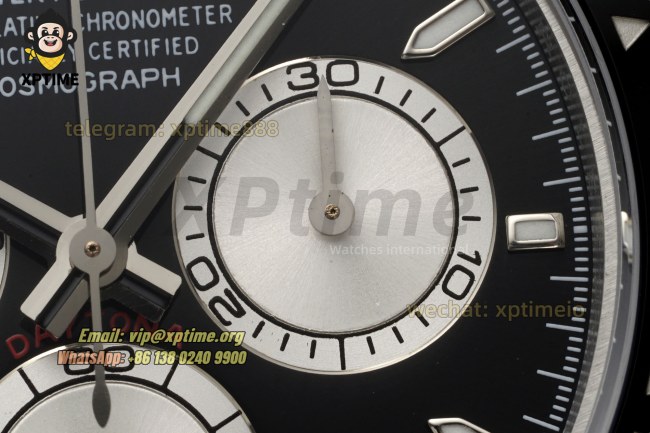 Daytona 126519 40mm Clean Black Silver/Stick on SS/RU Strap SH4131 Super Clone Daytona 126519 40mm Clean Black Silver/Stick on SS/RU Strap SH4131 Super Clone