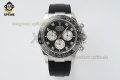 Daytona 126519 40mm Clean Black Silver/Diamond on SS/RU Strap SH4131 Super Clone Daytona 126519 40mm Clean Black Silver/Diamond on SS/RU Strap SH4131 Super Clone
