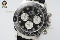Daytona 126519 40mm Clean Black Silver/Diamond on SS/RU Strap SH4131 Super Clone Daytona 126519 40mm Clean Black Silver/Diamond on SS/RU Strap SH4131 Super Clone