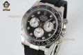 Daytona 126519 40mm Clean Black Silver/Diamond on SS/RU Strap SH4131 Super Clone Daytona 126519 40mm Clean Black Silver/Diamond on SS/RU Strap SH4131 Super Clone