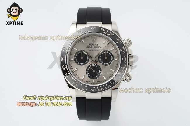 Daytona 126519 40mm Clean Gray Black/Stick on SS/RU Strap SH4131 Super Clone Daytona 126519 40mm Clean Gray Black/Stick on SS/RU Strap SH4131 Super Clone
