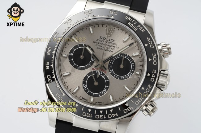 Daytona 126519 40mm Clean Gray Black/Stick on SS/RU Strap SH4131 Super Clone Daytona 126519 40mm Clean Gray Black/Stick on SS/RU Strap SH4131 Super Clone