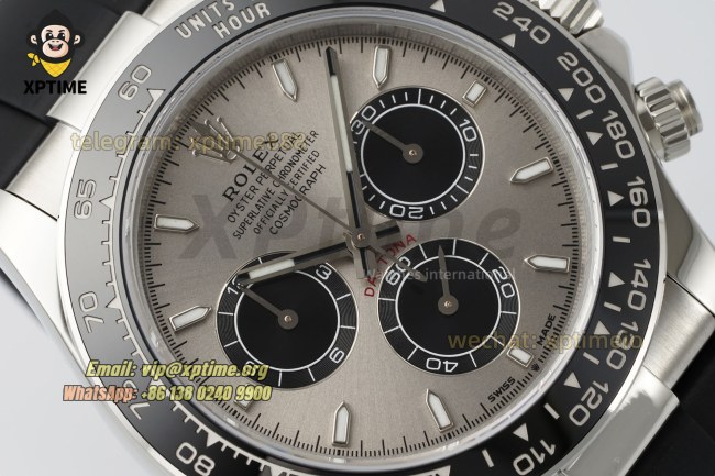 Daytona 126519 40mm Clean Gray Black/Stick on SS/RU Strap SH4131 Super Clone Daytona 126519 40mm Clean Gray Black/Stick on SS/RU Strap SH4131 Super Clone