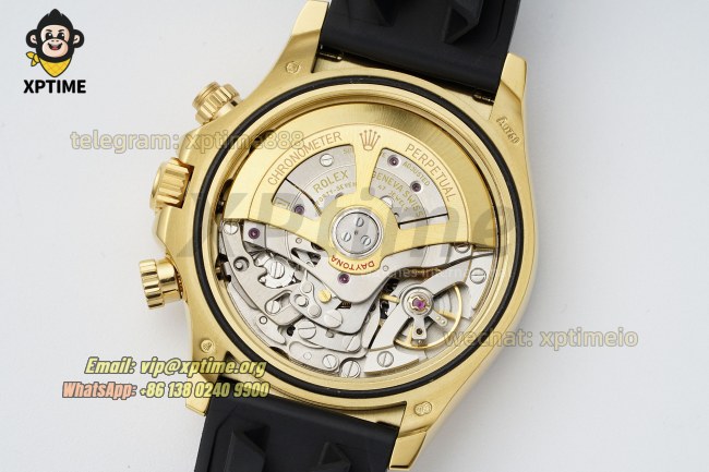 Daytona 126518 40mm Clean Black YG/Diamond on YG/RU Strap SH4131 Super Clone Daytona 126518 40mm Clean Black YG/Diamond on YG/RU Strap SH4131 Super Clone