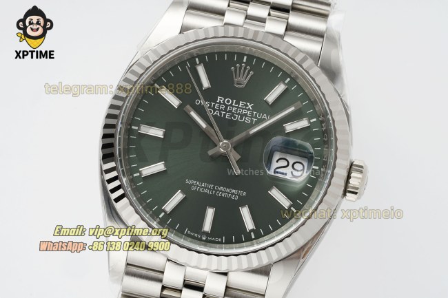 Datejust 126234 36mm Clean Green/Stick on Jub SS/SS Bracelet SH3235 Super Clone Datejust 126234 36mm Clean Green/Stick on Jub SS/SS Bracelet SH3235 Super Clone