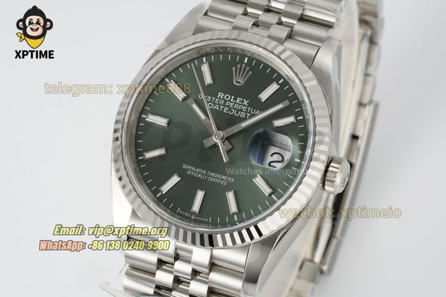 Datejust 126234 36mm Clean Green/Stick on Jub SS/SS Bracelet SH3235 Super Clone Datejust 126234 36mm Clean Green/Stick on Jub SS/SS Bracelet SH3235 Super Clone
