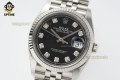 Datejust 126234 36mm Clean Black/Diamond on Jub SS/SS Bracelet SH3235 Super Clone Datejust 126234 36mm Clean Black/Diamond on Jub SS/SS Bracelet SH3235 Super Clone