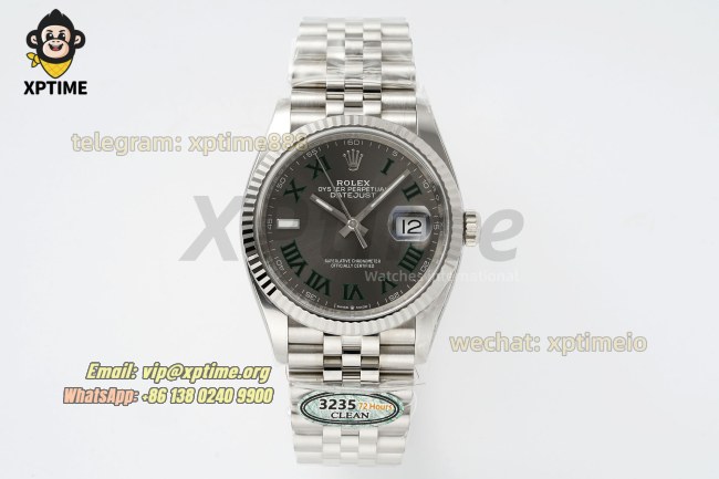 Datejust 126234 36mm Clean Gray/Roman on Jub SS/SS Bracelet SH3235 Super Clone Datejust 126234 36mm Clean Gray/Roman on Jub SS/SS Bracelet SH3235 Super Clone