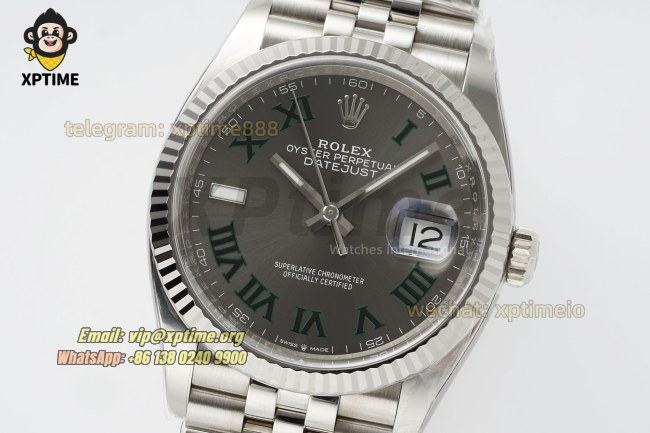 Datejust 126234 36mm Clean Gray/Roman on Jub SS/SS Bracelet SH3235 Super Clone Datejust 126234 36mm Clean Gray/Roman on Jub SS/SS Bracelet SH3235 Super Clone