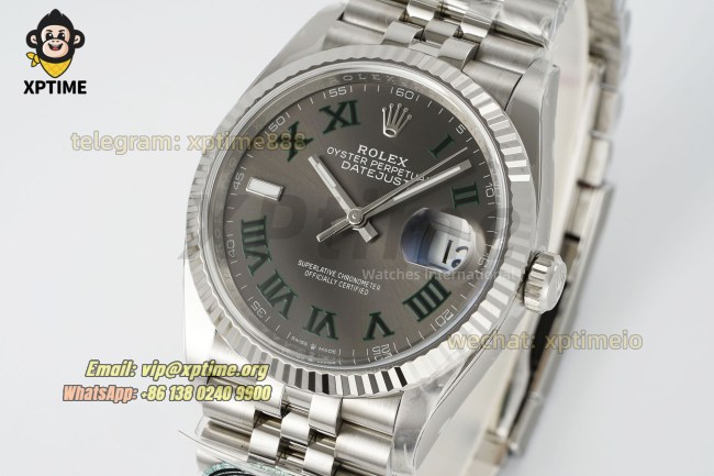 Datejust 126234 36mm Clean Gray/Roman on Jub SS/SS Bracelet SH3235 Super Clone Datejust 126234 36mm Clean Gray/Roman on Jub SS/SS Bracelet SH3235 Super Clone