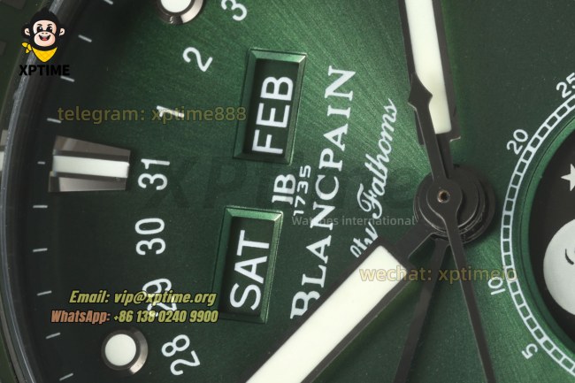 Fifty Fathoms 43.6mm DDDF Green/Dot & Numeral on Ceramic/Nato Strap A6654 Fifty Fathoms 43.6mm DDDF Green/Dot & Numeral on Ceramic/Nato Strap A6654