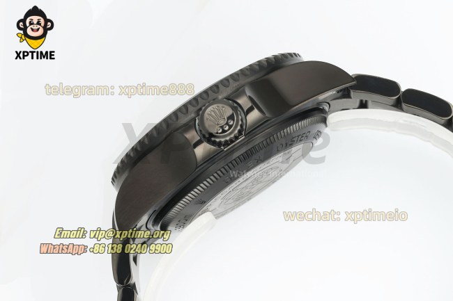 DeepSea Dweller 126660 43mm VSF Black/Dot on DLC Bracelet HS3135 Super Clone DeepSea Dweller 126660 43mm VSF Black/Dot on DLC Bracelet HS3135 Super Clone
