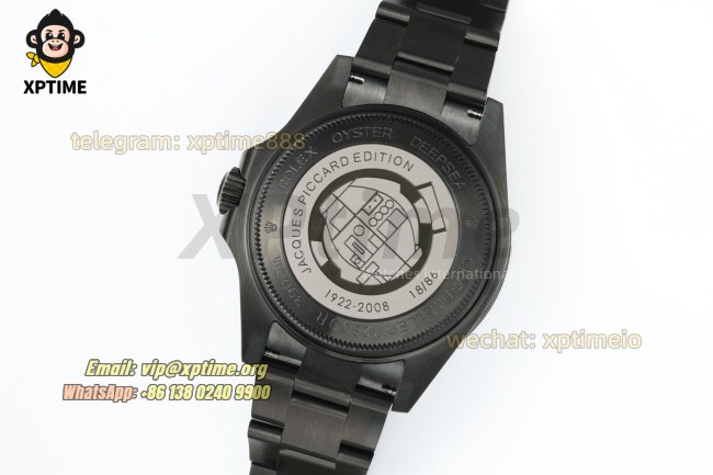 DeepSea Dweller 126660 43mm VSF Black/Dot on DLC Bracelet HS3135 Super Clone DeepSea Dweller 126660 43mm VSF Black/Dot on DLC Bracelet HS3135 Super Clone
