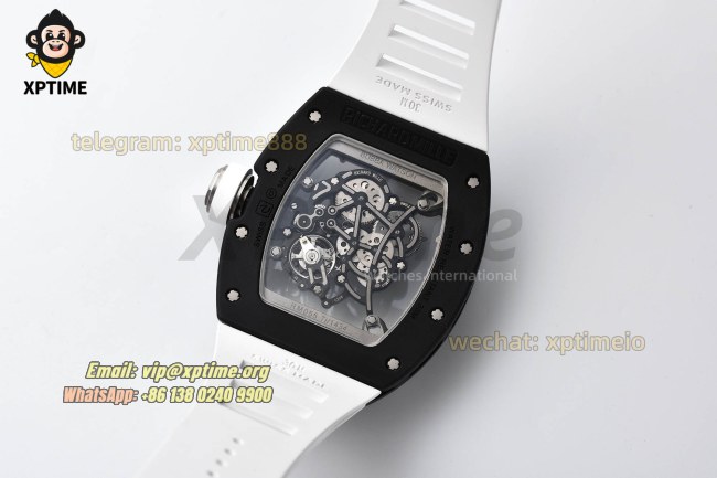 RM055 43mm Sketelon/White on NTPT/RU Strap RMUL2 RM055 43mm Sketelon/White on NTPT/RU Strap RMUL2