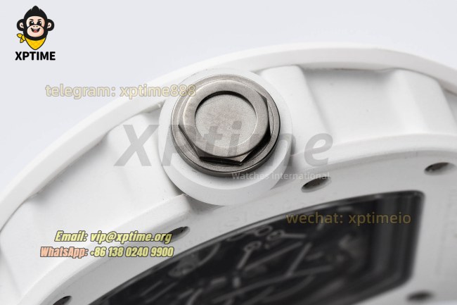 RM055 43mm Sketelon/Black on CER/RU Strap RMUL2 RM055 43mm Sketelon/Black on CER/RU Strap RMUL2