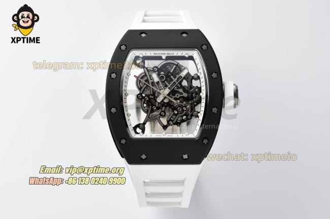 RM055 43mm Sketelon/White on NTPT/RU Strap RMUL2 RM055 43mm Sketelon/White on NTPT/RU Strap RMUL2