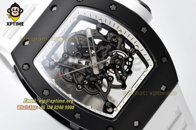 RM055 43mm Sketelon/White on NTPT/RU Strap RMUL2 RM055 43mm Sketelon/White on NTPT/RU Strap RMUL2